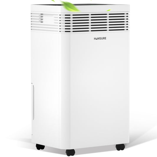 HUMSURE Dehumidifier (DOE Rating 49 pints/day) 120 Pint Max for 8000 Sq ft Commercial Home Dehumidifier with Pump, Basement High Capacity Dehumidifier with Drain Hose (95 ℉, 95% RH)